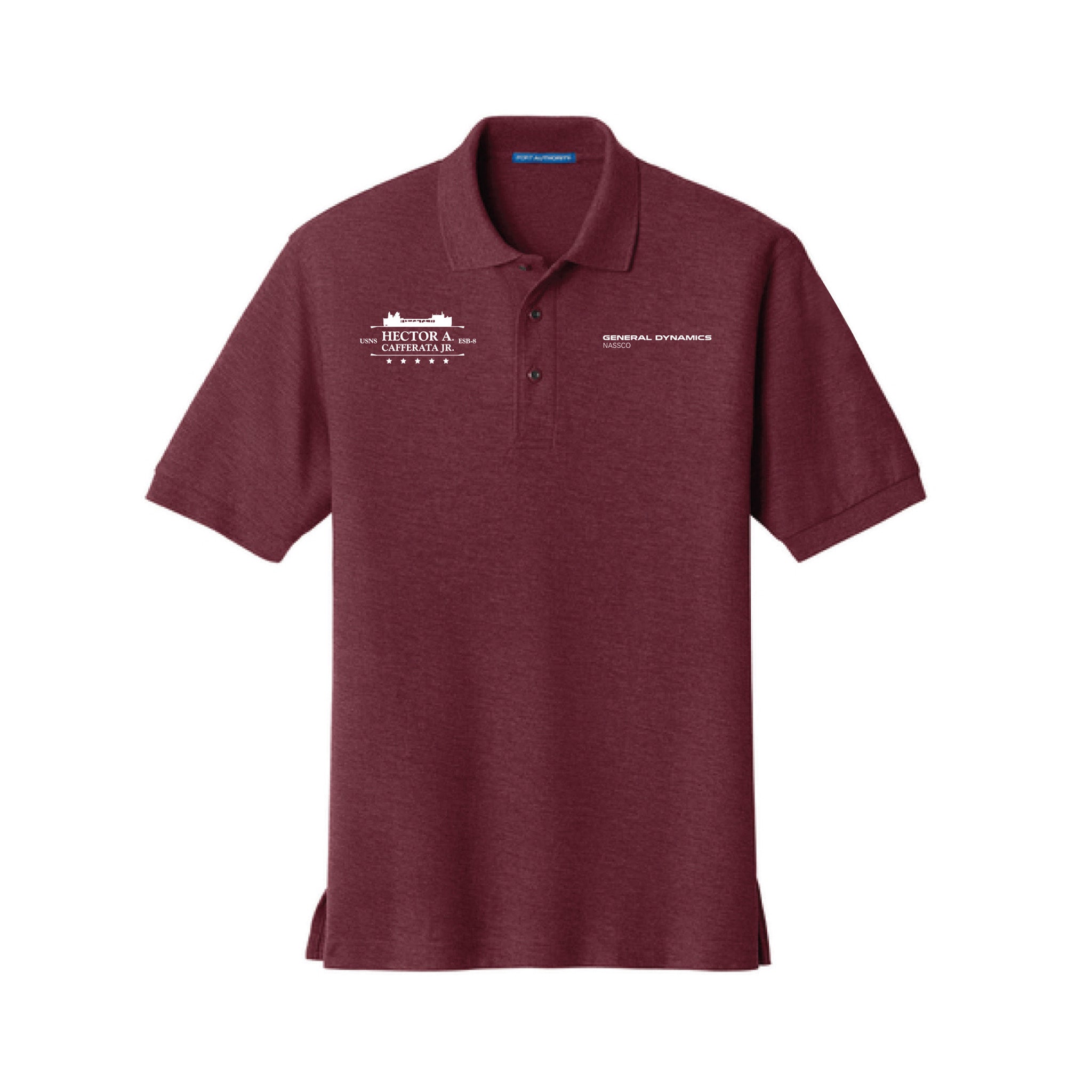 Hector A. Cafferata Jr. Men's Polo - Burgundy