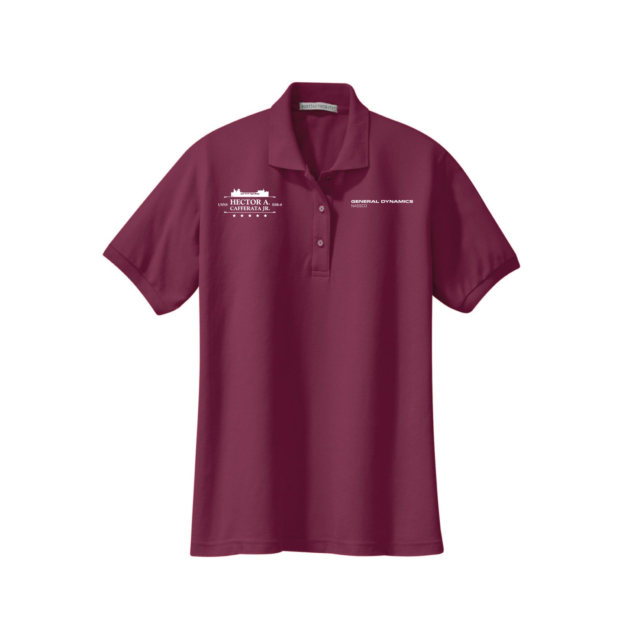 Hector A. Cafferata Jr. Women's Polo - Burgundy